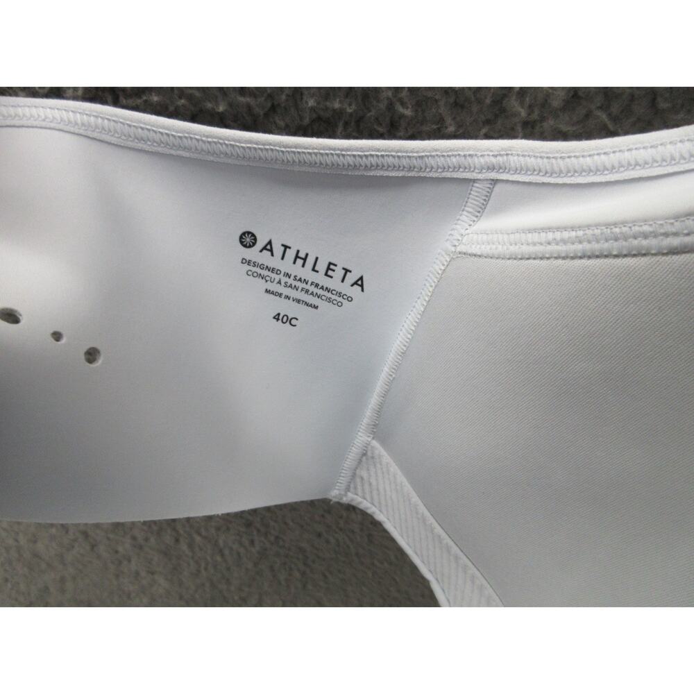 Athleta Phenomena Bra Gray Training Workout Gym High Impact Size 40C - Picture 8 of 11